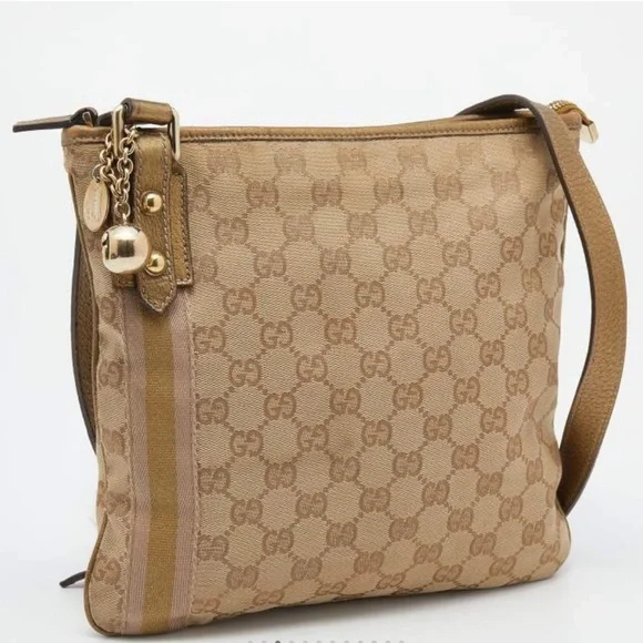 Authenticated Gucci Jolicoeur Messenger Crossbody Shoulder Bag Handbag Purse - Picture 1 of 16